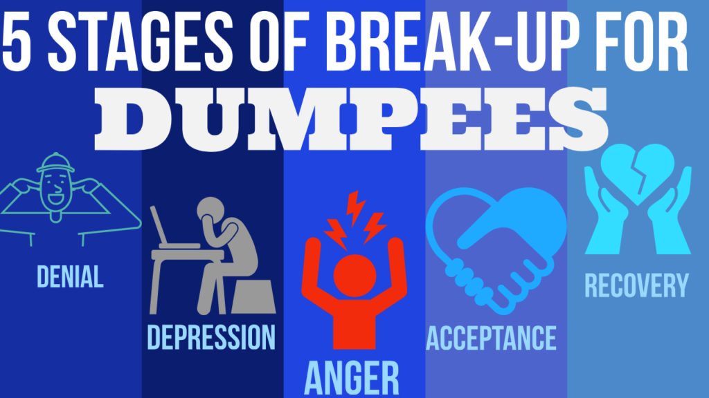 The 7 stages of grief break up