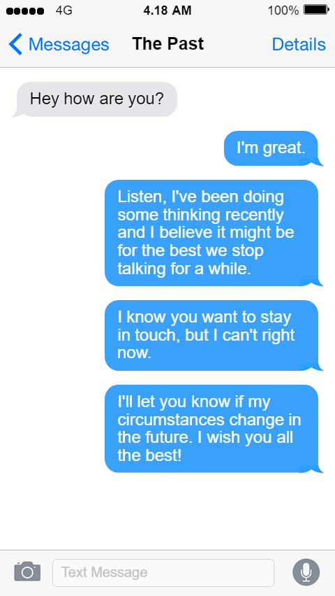 what to say to your ex if you want to move on