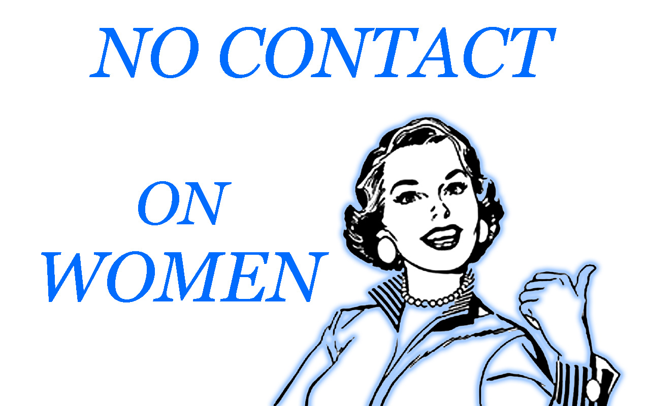 does no contact work on women. 