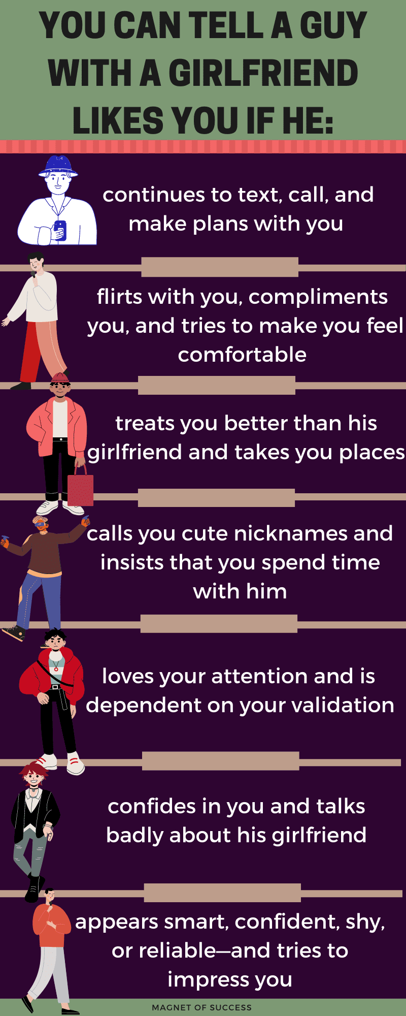 Signs your girlfriend likes another guy