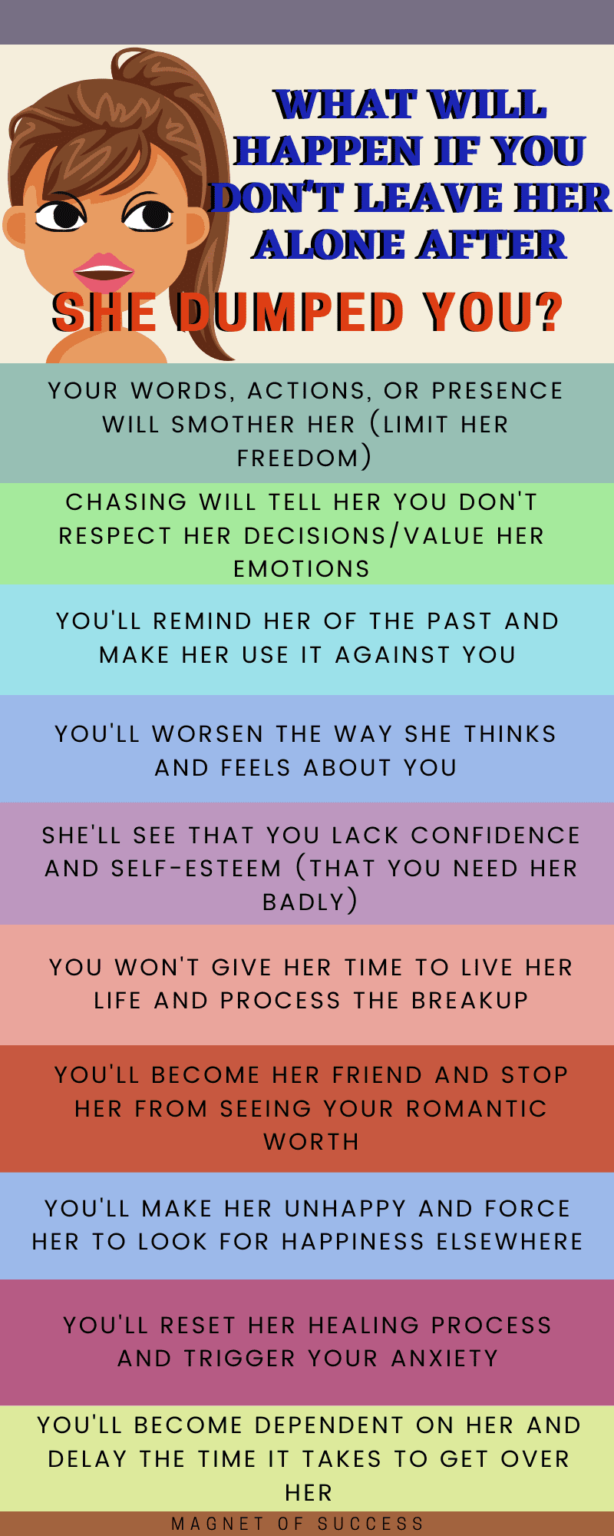 If She Dumped You, Leave Her Alone. Never Chase A Woman! - Magnet of ...