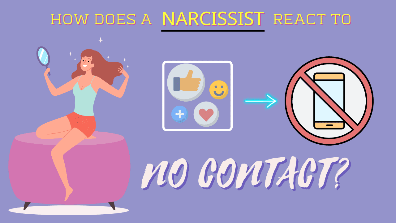 How does a narcissist react to no contact