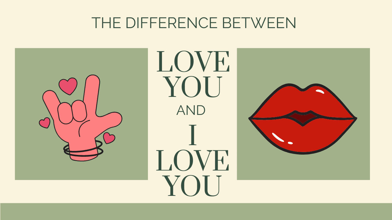 The Difference Between Love You And I Love You - Magnet of Success