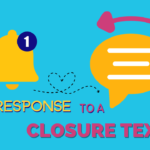 No response to closure text