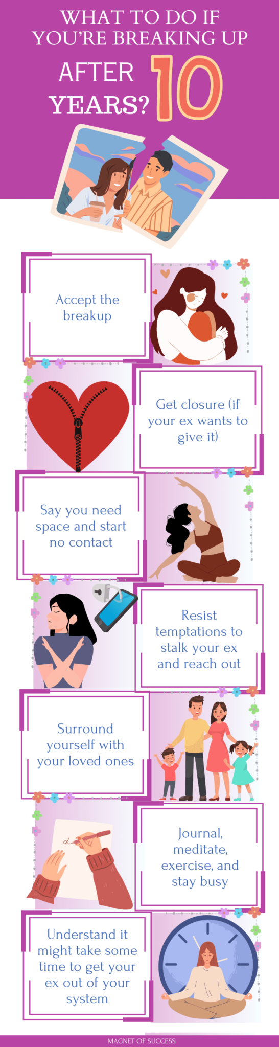 Breaking Up After 10 Years Of Commitment - Magnet of Success