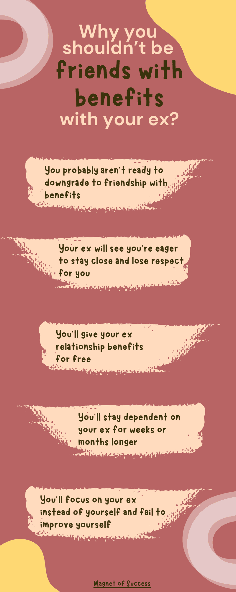 Friends with benefits with your ex