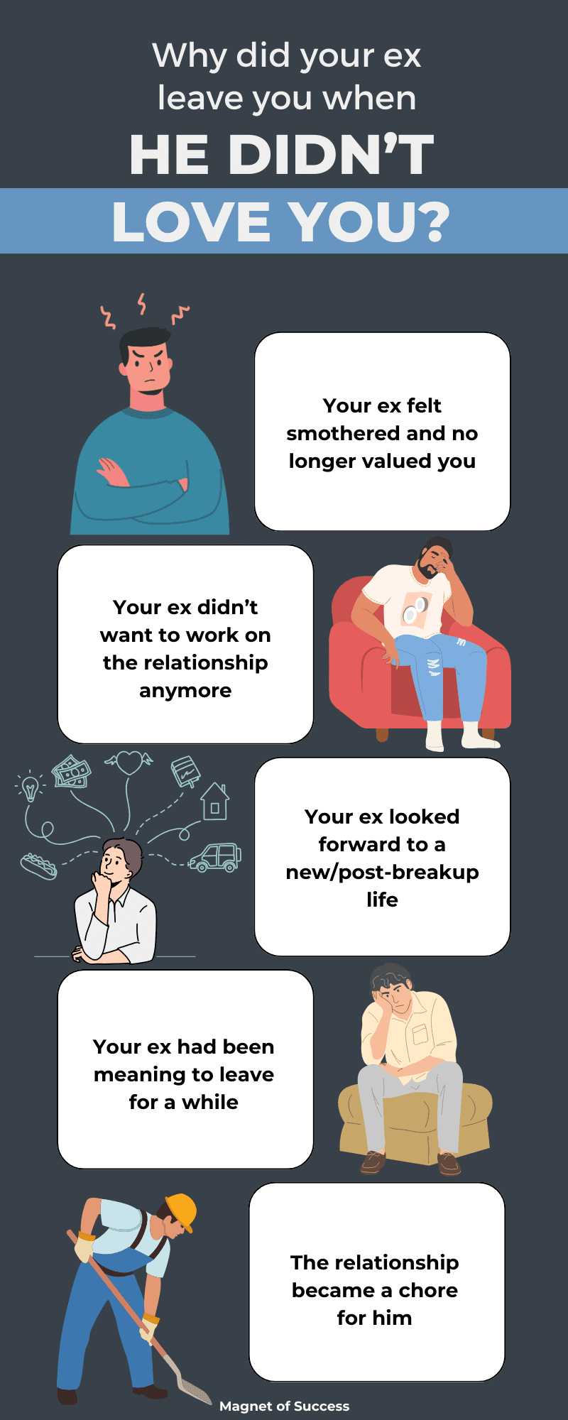 Why did he leave you if he loved you